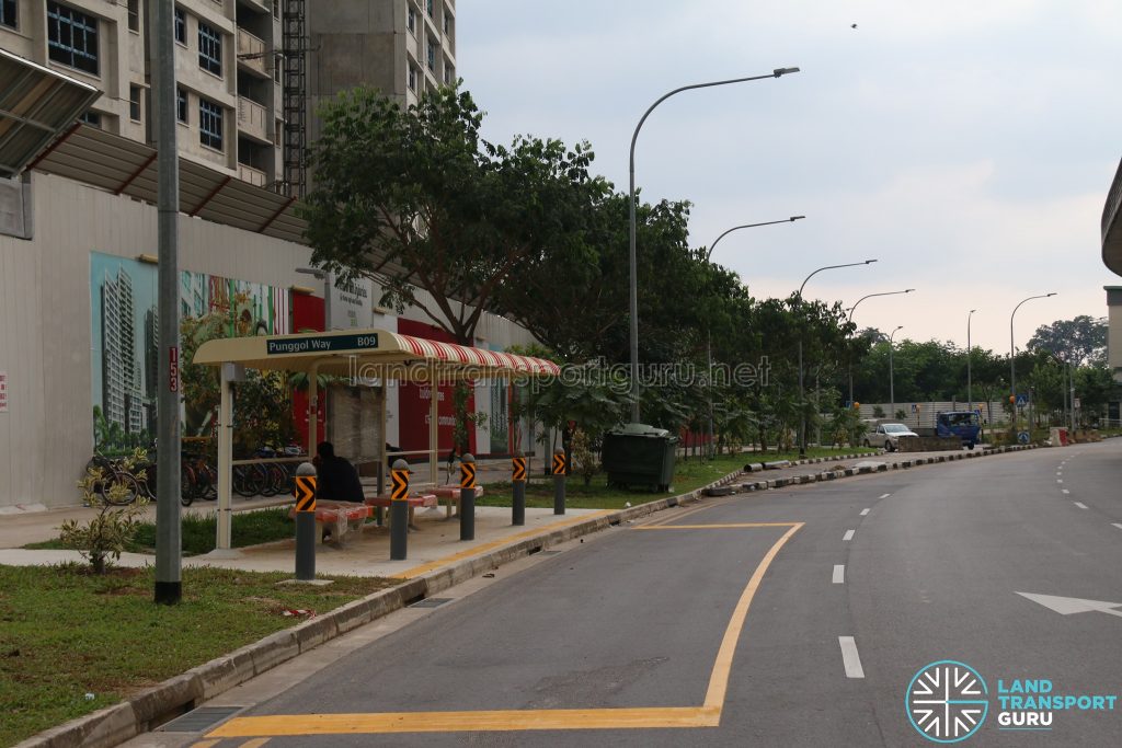 New Bus Stop - Punggol Way (Punggol Point Station)