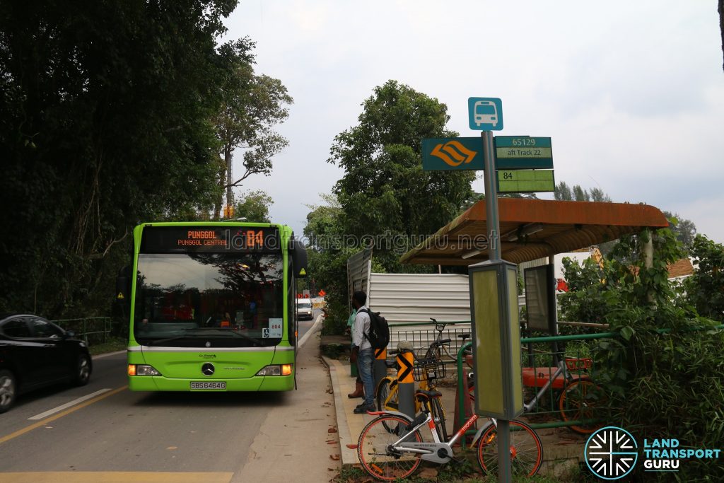 Bus 84 - aft Track 22, Punggol Road