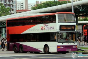 Service 74 - SBS Transit Dennis Trident (SBS9677P)