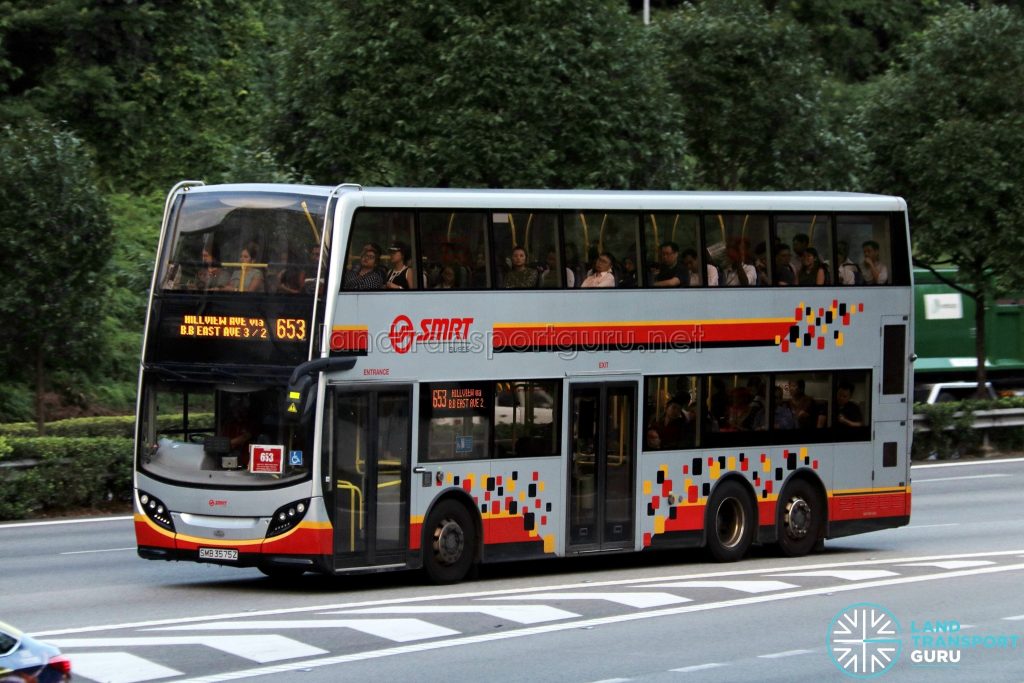 City Direct 653 - SMRT Buses Alexander Dennis Enviro500 (SMB3575Z)