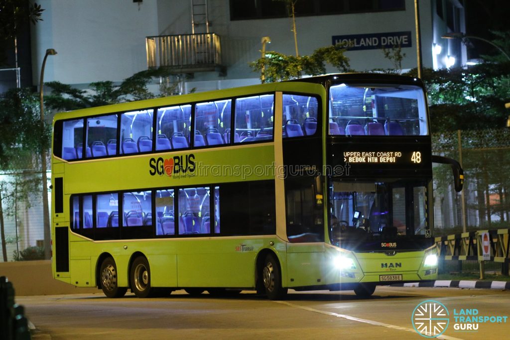 Service 48 - SBS Transit MAN Lion's City DD A95 (SG5838E)