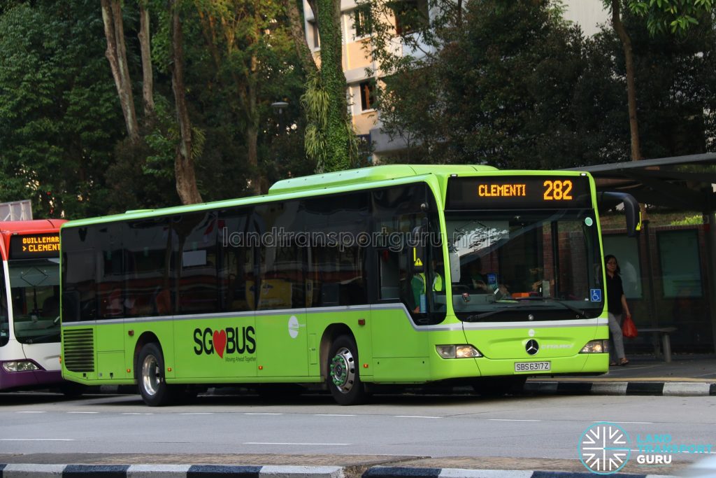 Service 282 - Tower Transit Mercedes Benz O530 Citaro (SBS6317Z)
