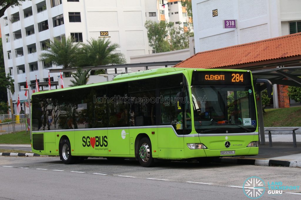 Service 284 - Tower Transit Mercedes Benz O530 Citaro (SBS6365J)
