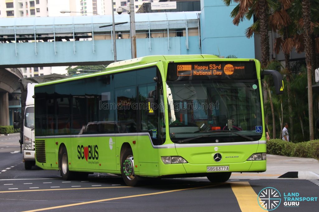 Happy 53rd National Day - Tower Transit Mercedes Benz O530 Citaro (SBS6377A)