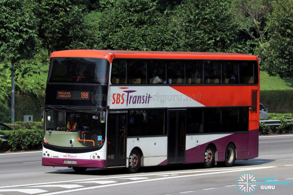 Service 198 - SBS Transit Volvo B9TL CDGE (SBS7323Z)