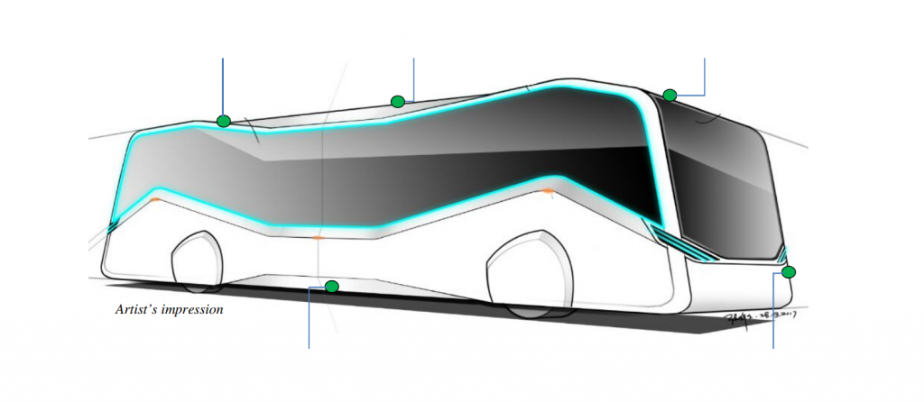 STE Autonomous Bus (Concept Sketch)