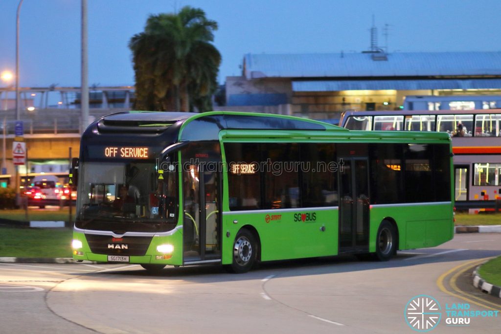 Off Service - SMRT Buses MAN A22 (SG1713H)