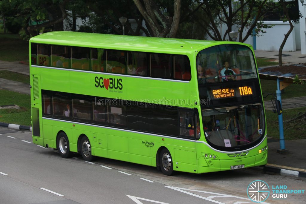 Service 118A - Go-Ahead Singapore Volvo B9TL Wright (SBS3489E)