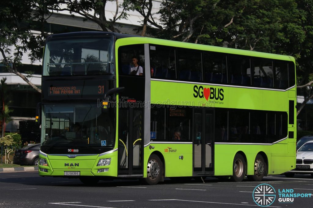 Service 31 - SBS Transit MAN A95 (SG5838E)