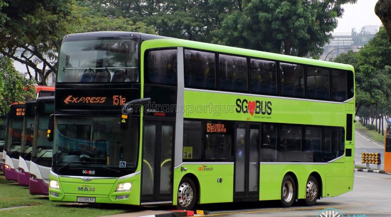 Express 151e - SBS Transit MAN Lion's City DD A95 (SG5853K)