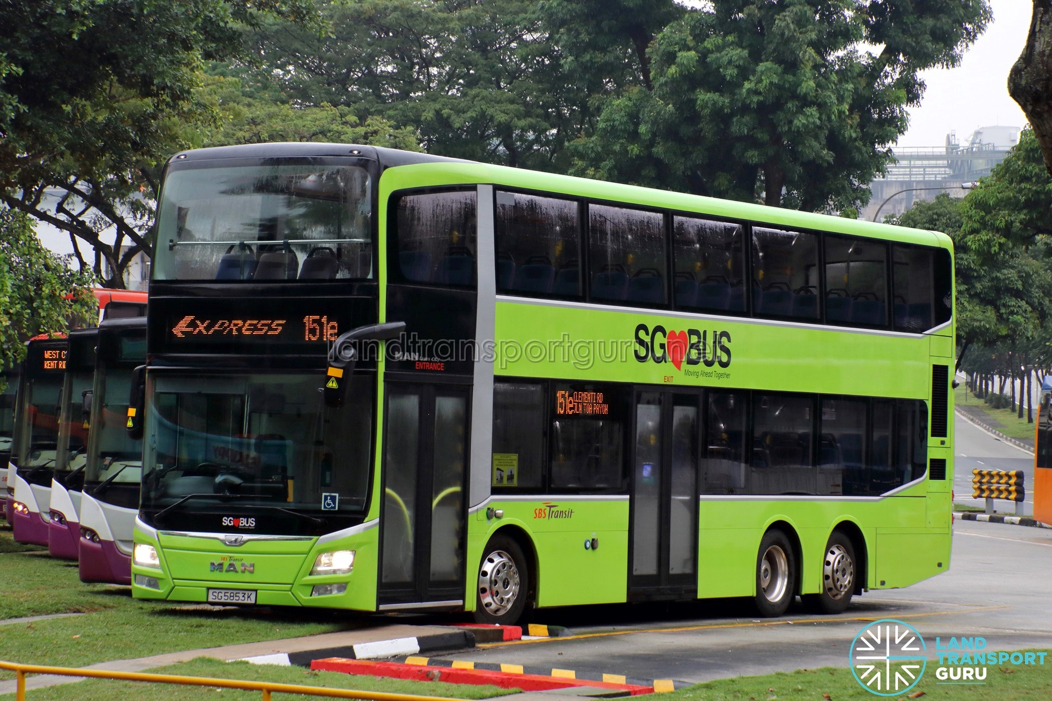 Express 151e - SBS Transit MAN Lion's City DD A95 (SG5853K)
