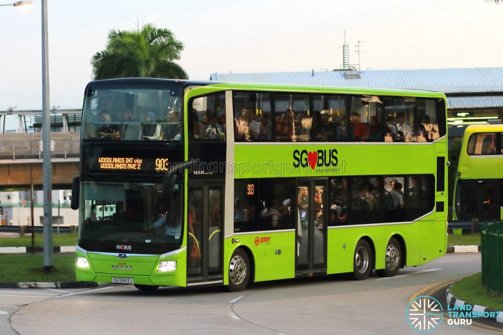 Service 903 - SMRT Buses MAN A95 (SG5943J)