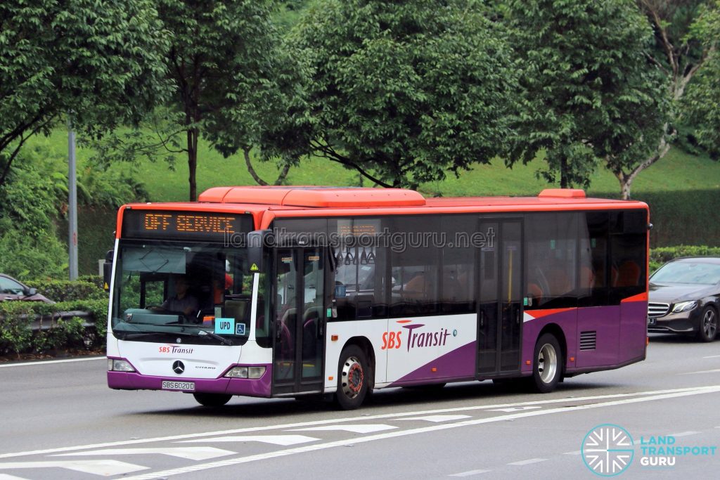 Off Service - SBS Transit Mercedes-Benz Citaro (SBS6020D)