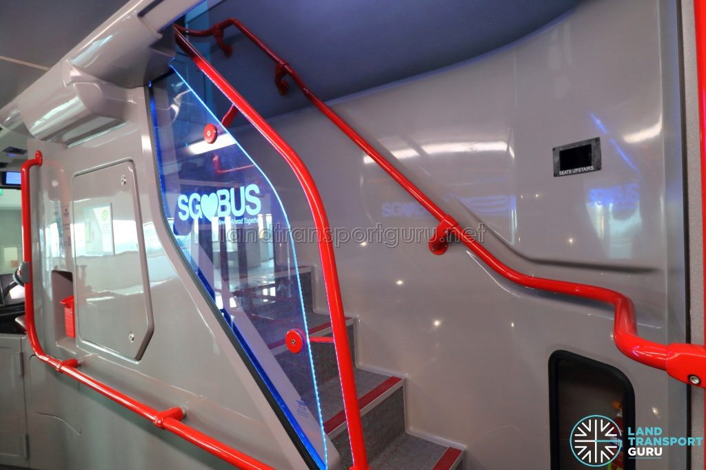 ADL E500 3-Door Concept Bus - Front staircase