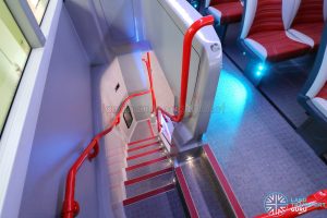ADL E500 3-Door Concept Bus - Front staircase