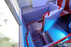 ADL E500 3-Door Concept Bus - Rear staircase