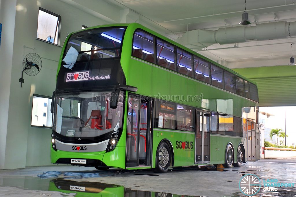 ADL E500 3-Door Concept Bus - Front