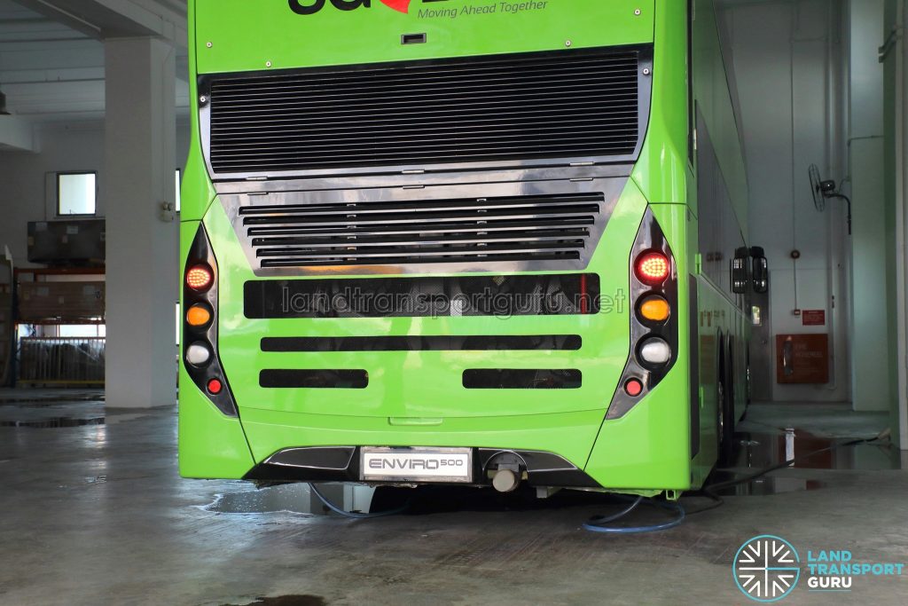 ADL E500 3-Door Concept Bus - Engine cover
