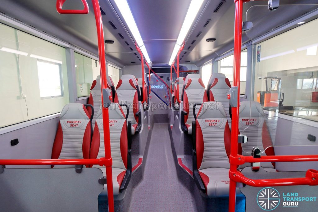 ADL E500 3-Door Concept Bus - Lower deck seating