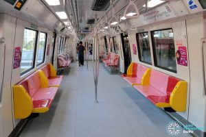 C151C Train Interior - Tip-Up Seats