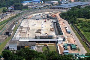 Construction overview of Gali Batu Expansion + Bus Terminal, September 2018
