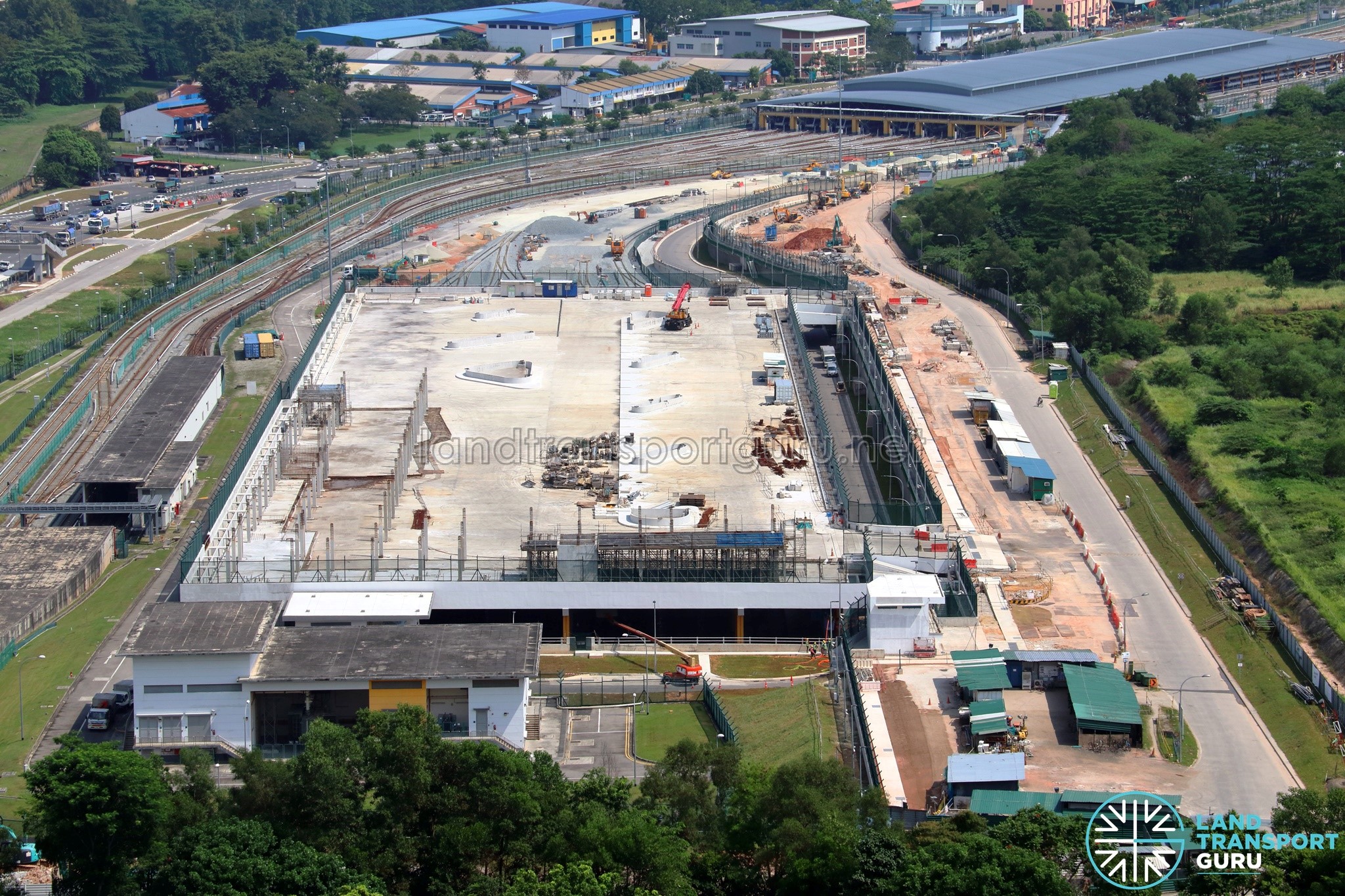 Construction Overview Of Gali Batu Expansion Bus Terminal September 2018 Land Transport Guru