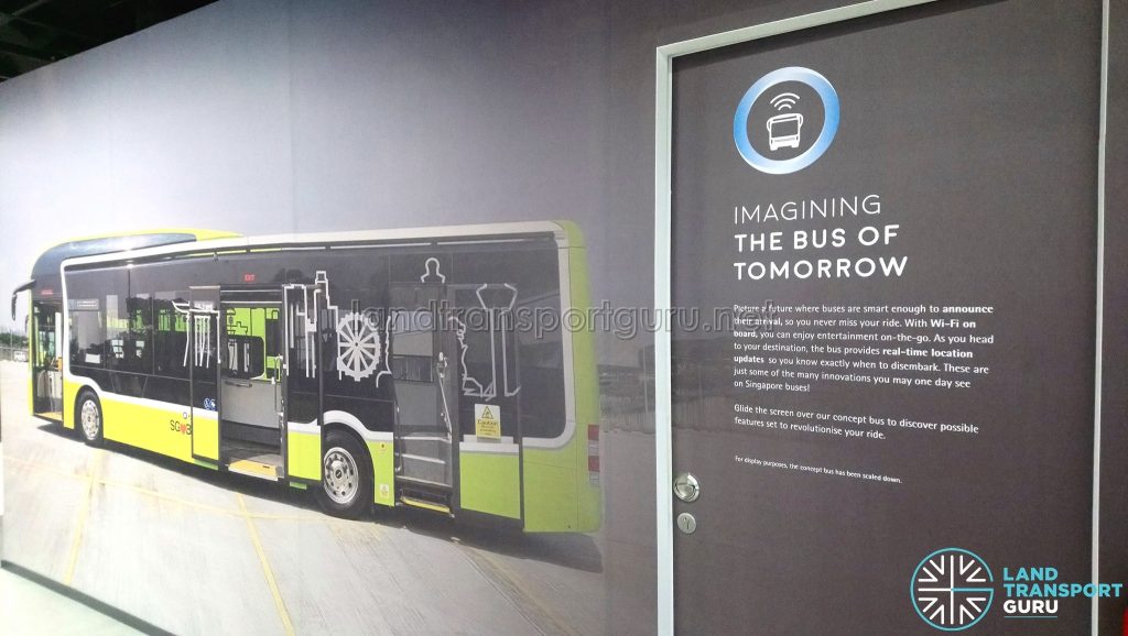 Bus Exhibit at the Singapore Mobility Gallery - Description
