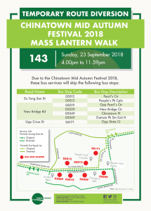 Tower Transit Poster for Chinatown Mid-Autumn Festival 2018 - Mass Lantern Walk