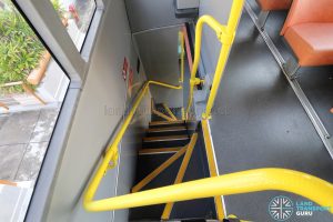 Volvo B10TL - Staircase from Lower deck