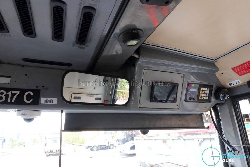 Volvo B10TL - Overhead of driver's cab