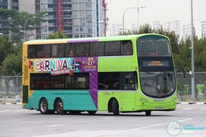 Ulu Pandan Bus Depot Carnival Shuttle: SBS Transit Volvo B9TL Wright (SG5485P)