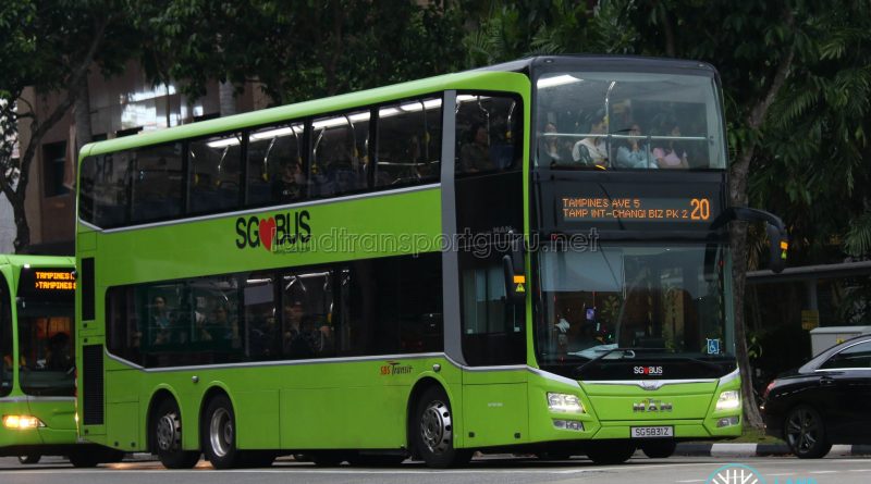 Bus 20 - SBS Transit MAN Lion's City DD A95 (SG5831Z)