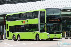 Bus 43M - Go-Ahead MAN Lion's City DD A95 (SG5918H)