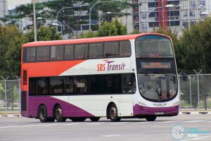 UPDEP - Bt Merah / Harbourfront Shuttle: SBS Transit Volvo B9TL Wright (SBS7618Z)