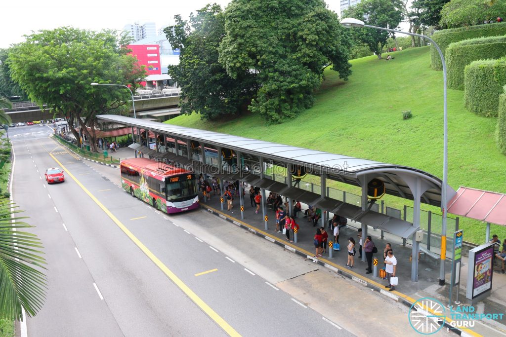 Ang Mo Kio MRT Station Bus Stop Fans - Overhead