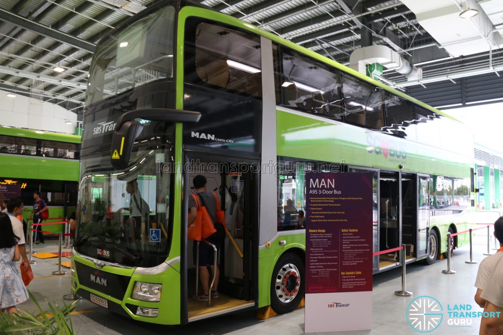Ulu Pandan Bus Depot Carnival Static Bus Display - SBS Transit MAN A95 3-Door Bus (SG5999Z)