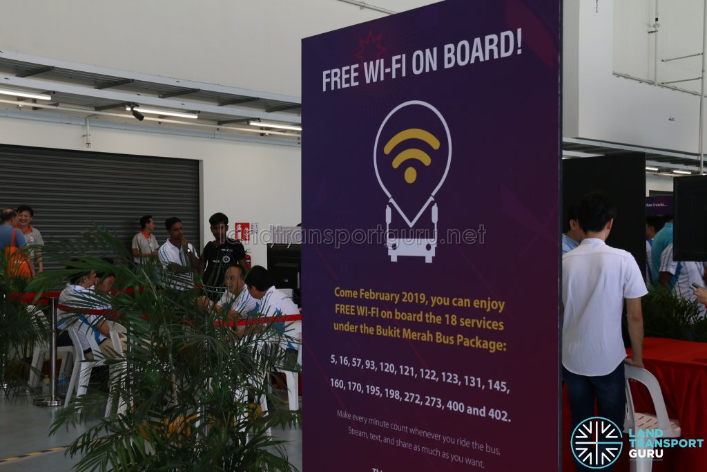 Free Wi-Fi on board Bukit Merah Bus Package Services from February 2019