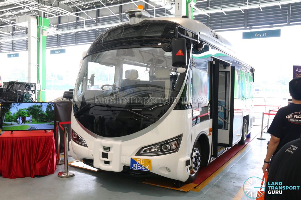 Ulu Pandan Bus Depot Carnival Static Bus Display - ST Engineering Land Systems Autobus (RD3154K)