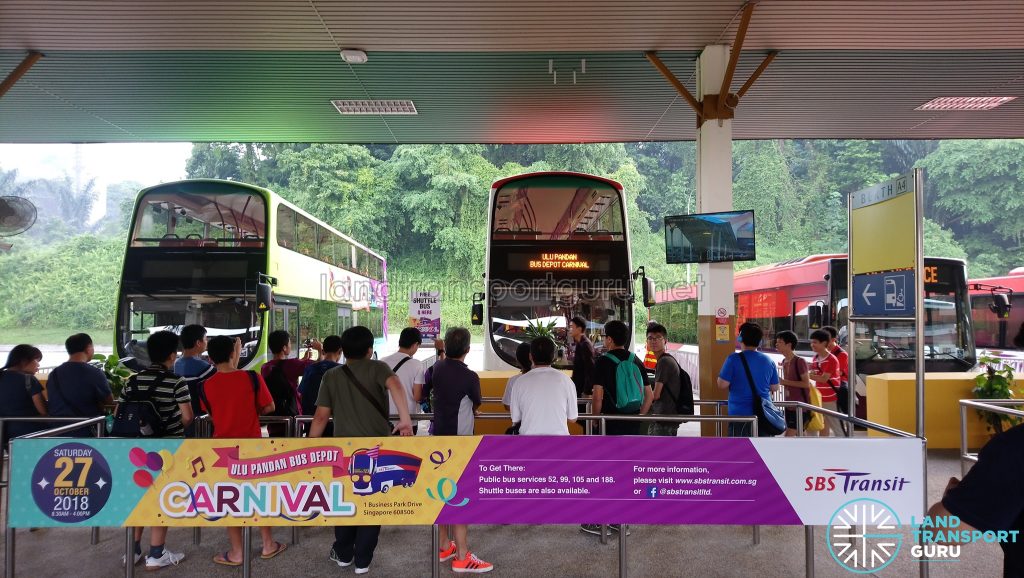 Ulu Pandan Bus Depot Carnival - Shuttle Bus Service at Harbourfront Interchange