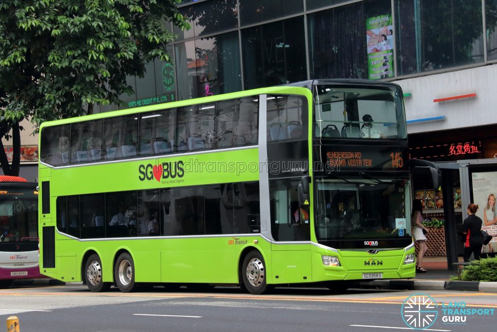 Service 145 - SBS Transit MAN A95 Euro 6 (SG5958S)