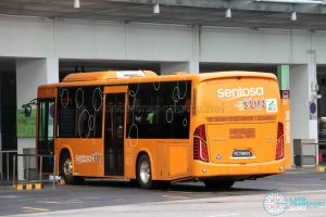 Sentosa Development Corporation Volvo B8RLE (PC7382X) - Rear View