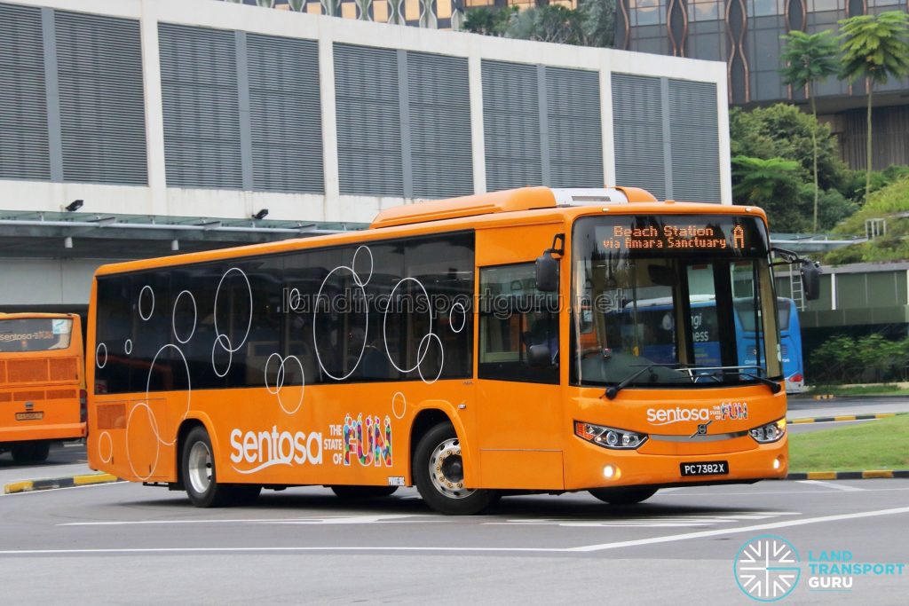 Sentosa Development Corporation Volvo B8RLE (PC7382X) - Sentosa Bus A