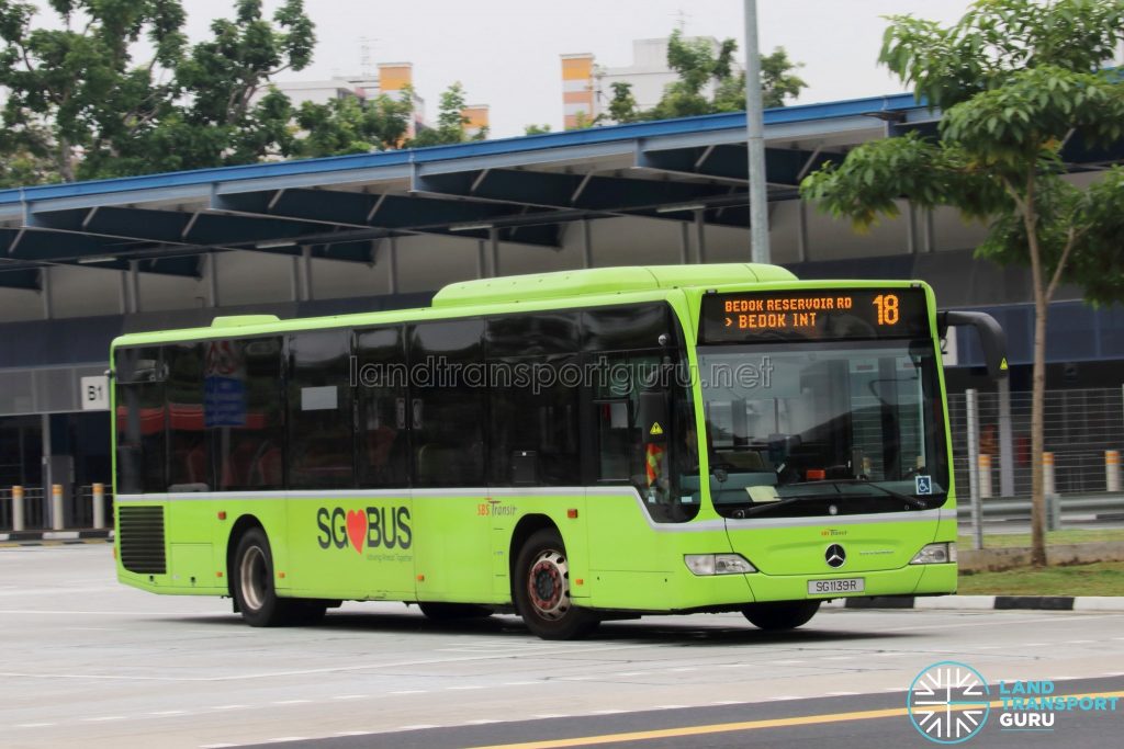 Bus 18 - SBS Transit Mercedes-Benz Citaro (SG1139R)