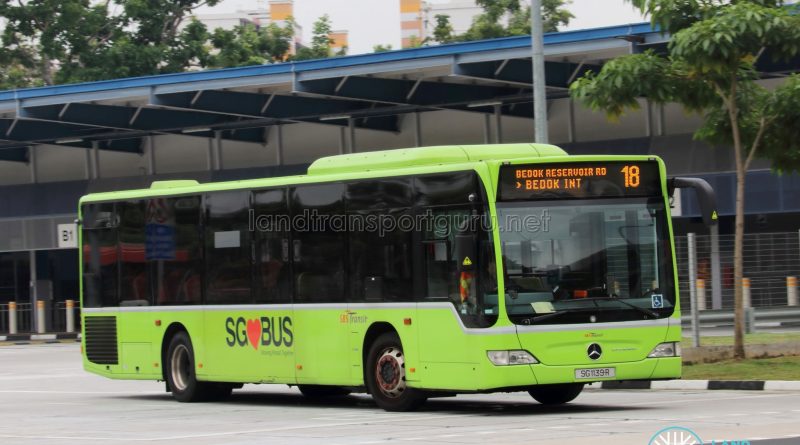 Bus 18 - SBS Transit Mercedes-Benz Citaro (SG1139R)