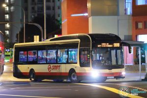 Service 991B - SMRT Buses MAN A22 (SMB1304C)