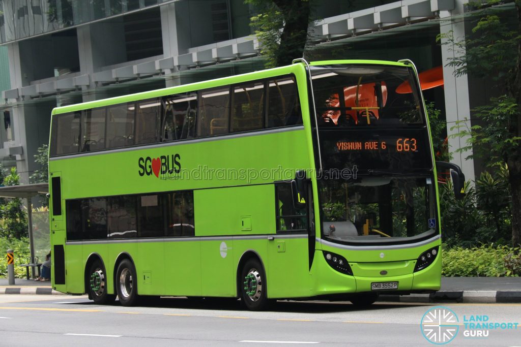 City Direct Bus 663 - Tower Transit Alexander Dennis Enviro500 (SMB3552P)
