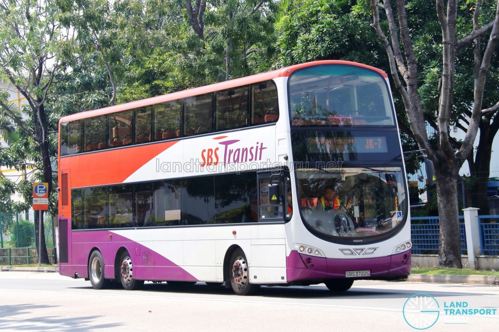 On-Demand Public Bus (Joo Koon) JK-7 - SBS Transit Volvo B9TL Wright (SBS3722G)
