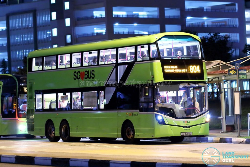 Bus 804 - SBS Transit Volvo B8L (SG4003D)