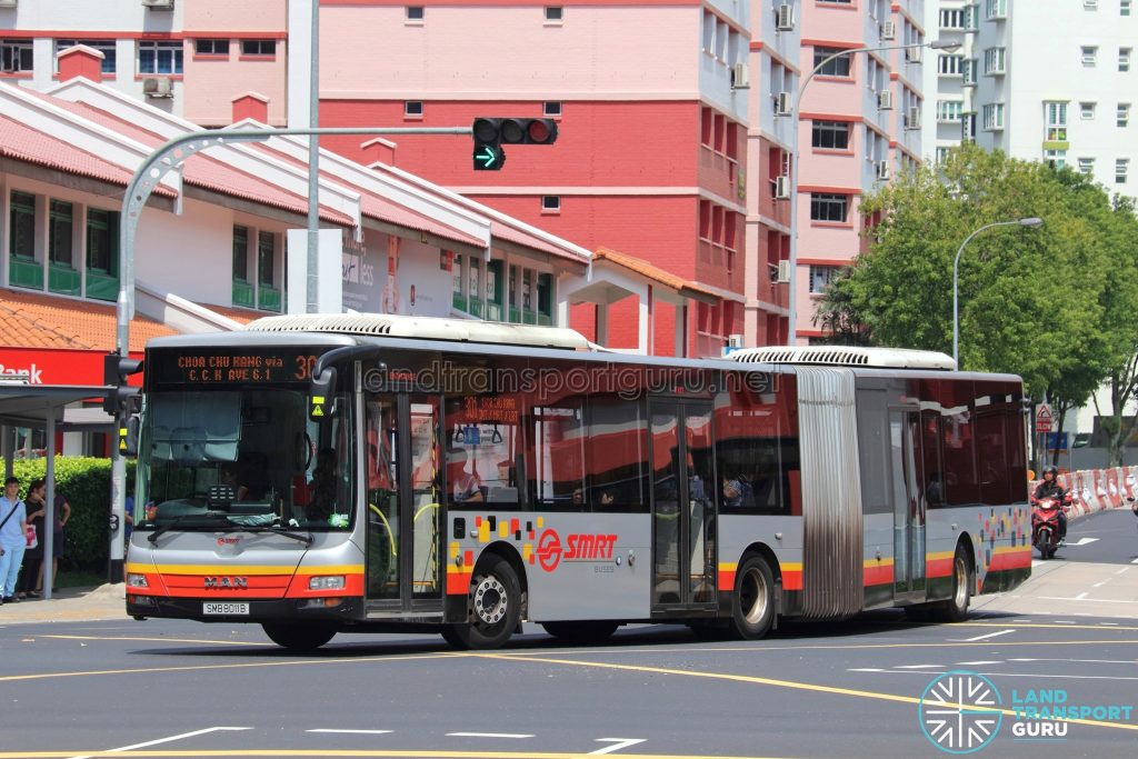 Bus 301 - SMRT Buses MAN A24 (SMB8011B)