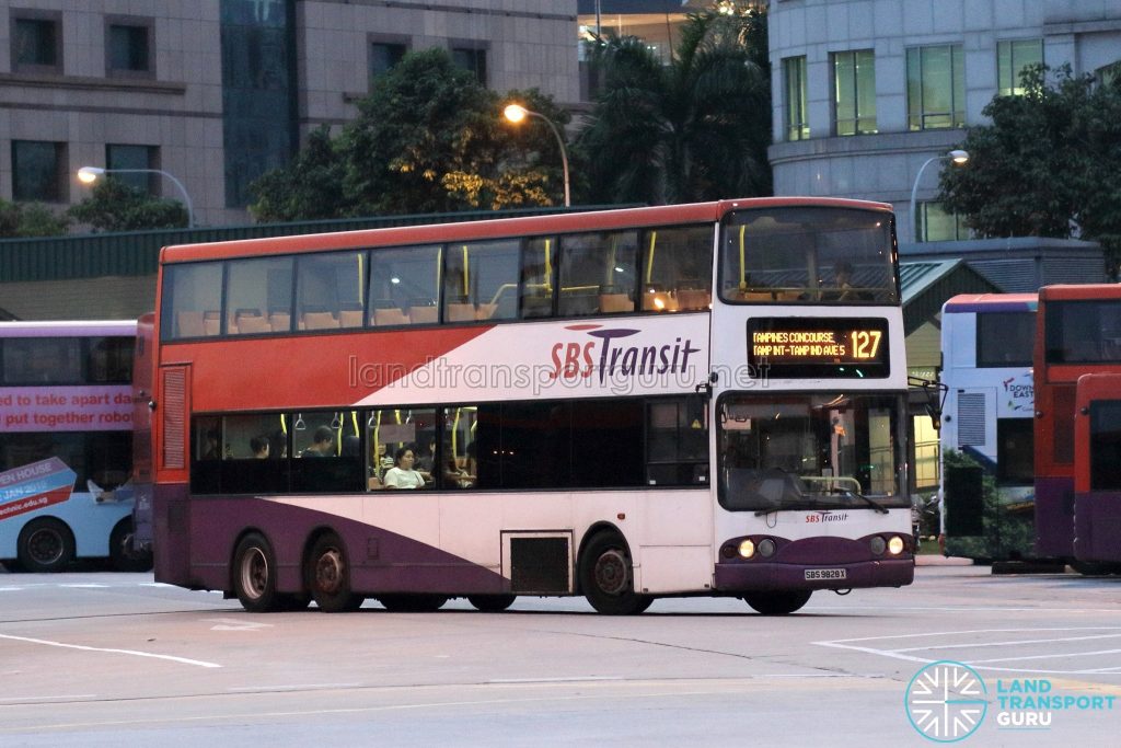 Bus 127 - SBS Transit Volvo B10TL (SBS9828X)